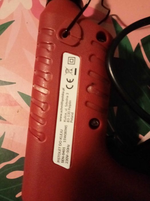 Mocny pistolet do klejenia na gorąco Schmidt 15W/80