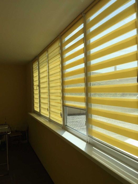 День -ночь , ролеты из ткани , римская штора день-ночь ткань + тюль