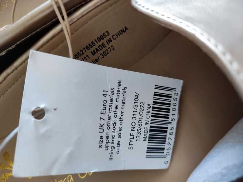 George r41 złote klapki Nowe