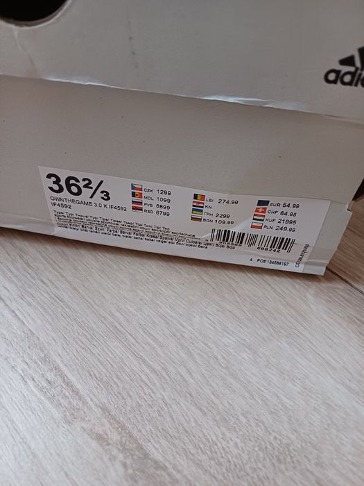 Adidasy adiddas 36,5 roz chlopiece