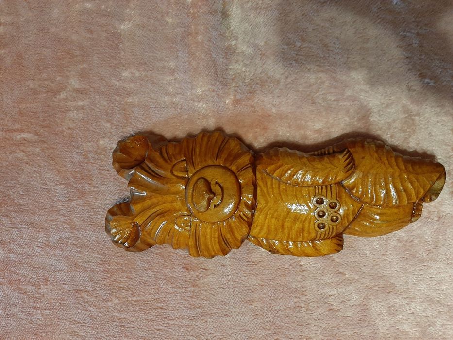 Деревянный олимпийский мишка