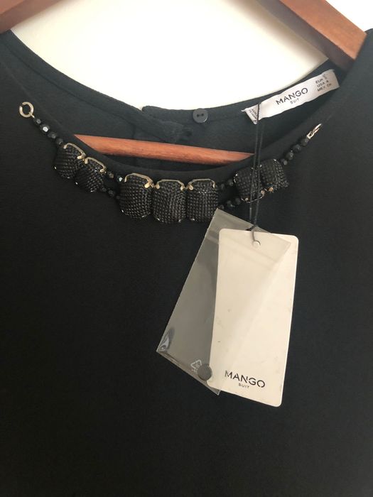 Nowa sukienka, mała czarna, Mango, S, M