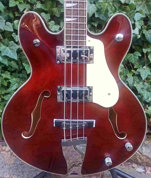 Nowa gitara basowa HB-60 WB Hollow Body