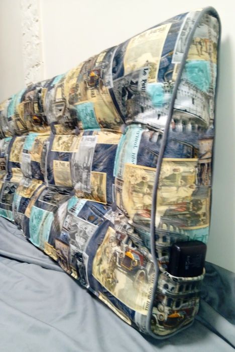 М'яка спинка ліжка,узголівя,подушка,накладка,матрац, сидіння,сідушка.