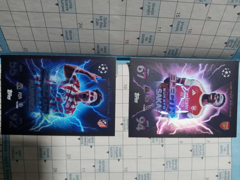 Piłkarskie Karty kolekcjonerskie