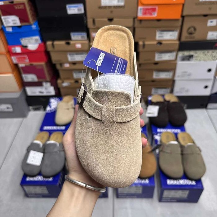 Birkenstock Boston beżowe 41