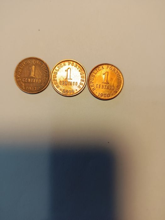 1 centavo 1917, 1918 e 1920