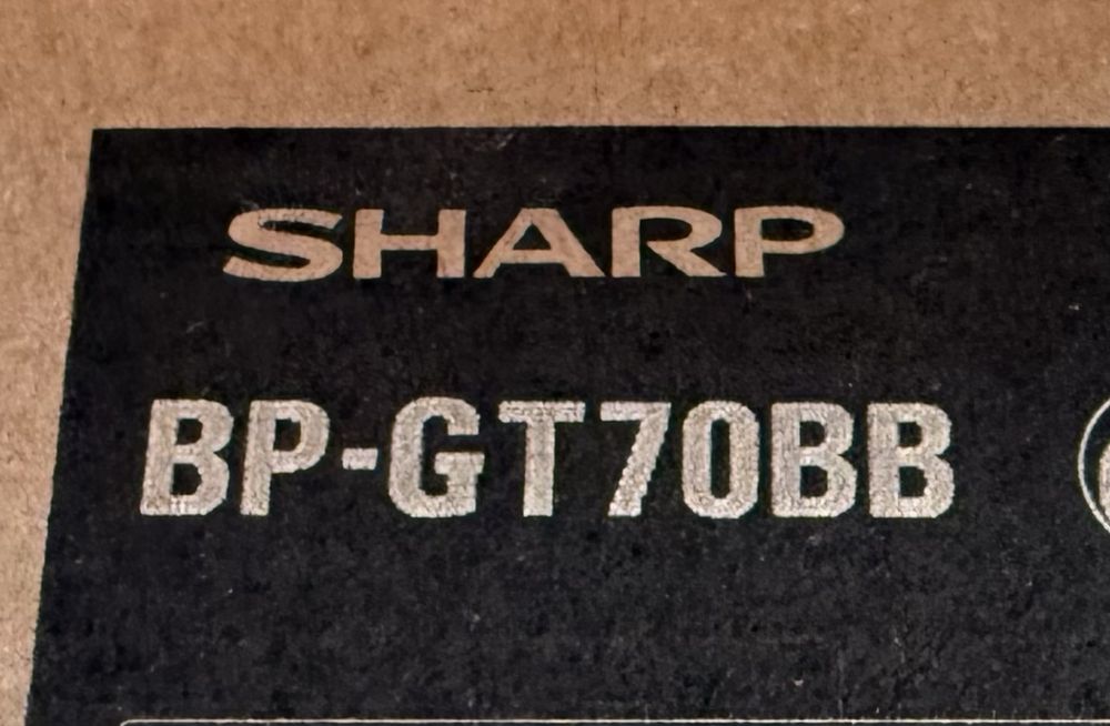 Zestaw CMYK sharp BP-GT70BB , BP-GT70MB , BP-GT70YB , BP-GT70CB