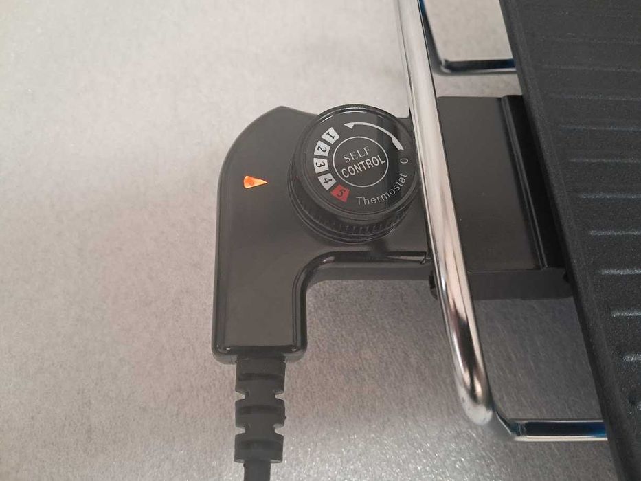 Grill elektryczny 1500 W nieprzywierający Termostat Tacka na tłuszcz