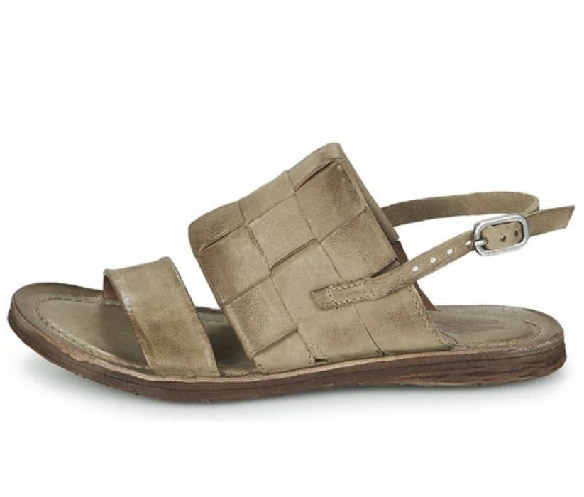 42 28cm A.S.98 Ramos Tresse designerskie włoskie sandały ze skóry naturalnej