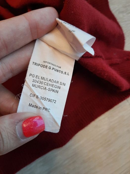 Camisola bordeaux L