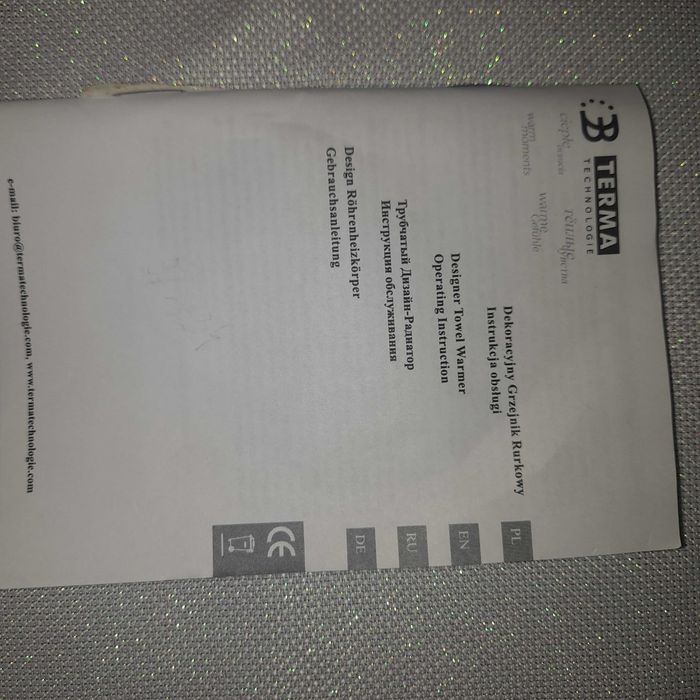 Grzejnik Łazienkowy Suszarkowy Biały Zasilanie Boczne 760x500-445W