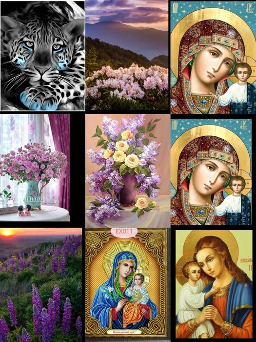 Алмазная вышивка.Можна на подарок. Цена 195 грн.