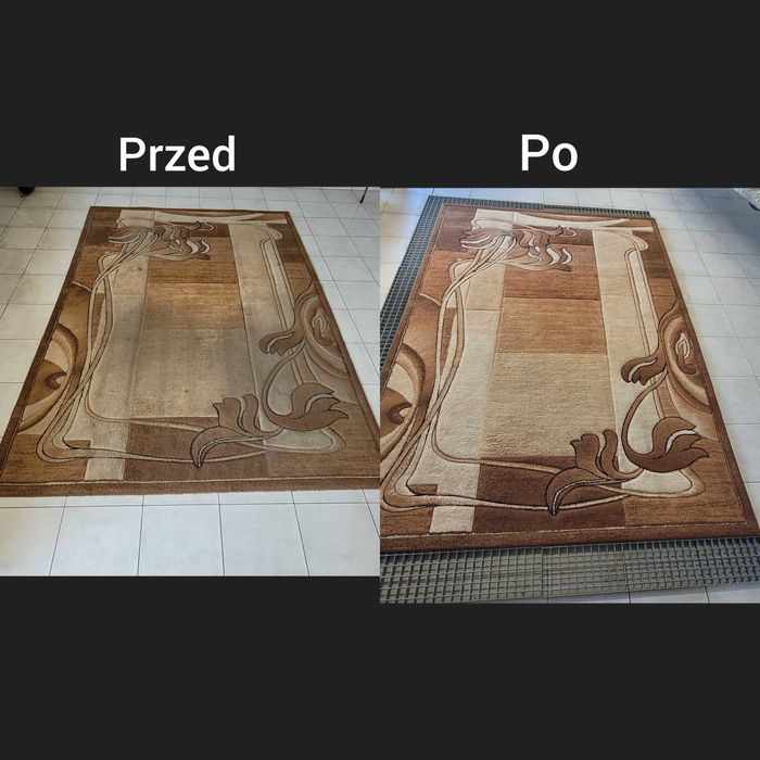 Pranie dywanów w kąpieli wodnej