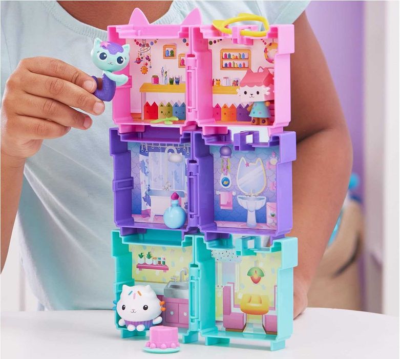 Домик Габби Gabby's Dollhouse 3 Clip-On Playsets Cakey Baby Box Mercat