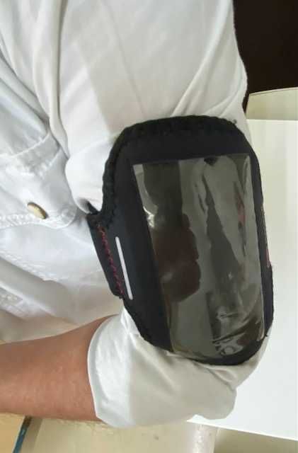 Bolsas Telemóvel braço pretas ou azul