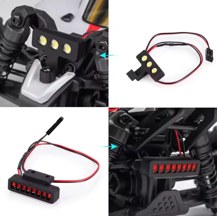 Dedykowane oświetlenie rc do 1:18 TRAXXAS A-RRMA Typhon Grom