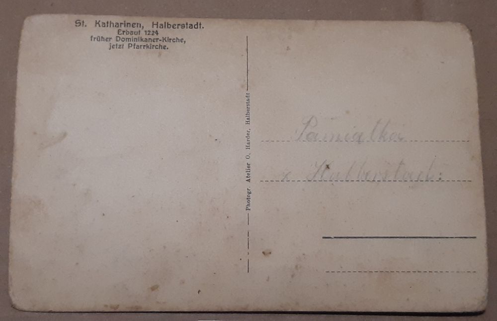 Stara niemiecka pocztówka , widokówka