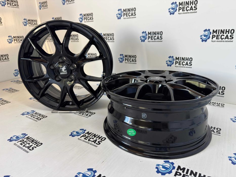 Jantes em 16 (5x100) Preto Brilho