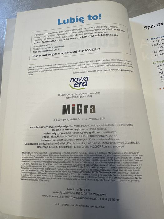Lubię to podręcznik do informatyki 8