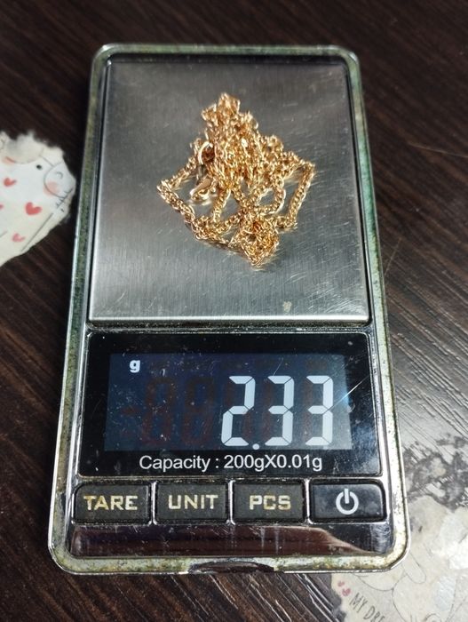 Золотая цепочка 2.33 грамма 50 см