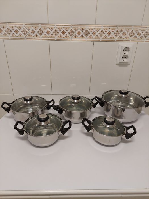 Conjunto de Tachos Completo ( 9 peças)