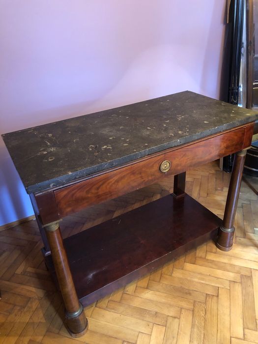 Duże biuro-konsola z epoki Empire pocz XIX w .