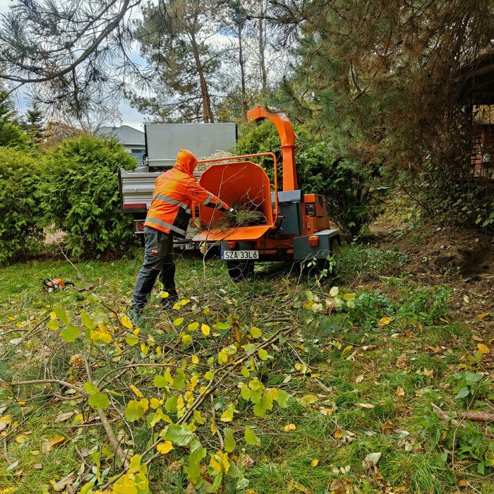 Usługi rębakiem wynajem