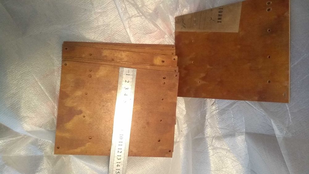 Стеклотекстоліт 10 пластин не фольгірований 130Х170Х3