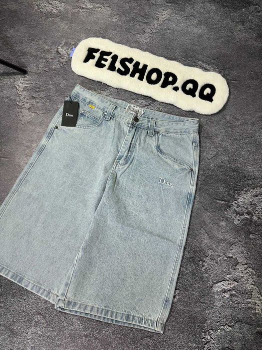 Розпродаж! Джинсові широкі шорти дайм, Dime baggy, gallery dept,chrome