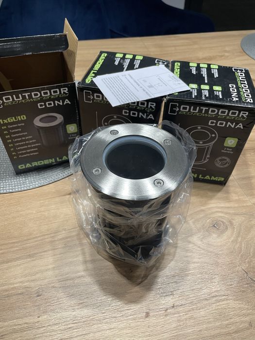 Lampa najazdowa ogrodowa GU10 - 3 szt