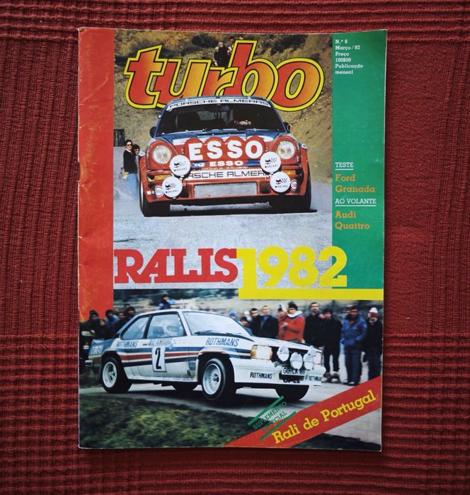 Revista Turbo com Suplemento do Rali de Portugal 1982