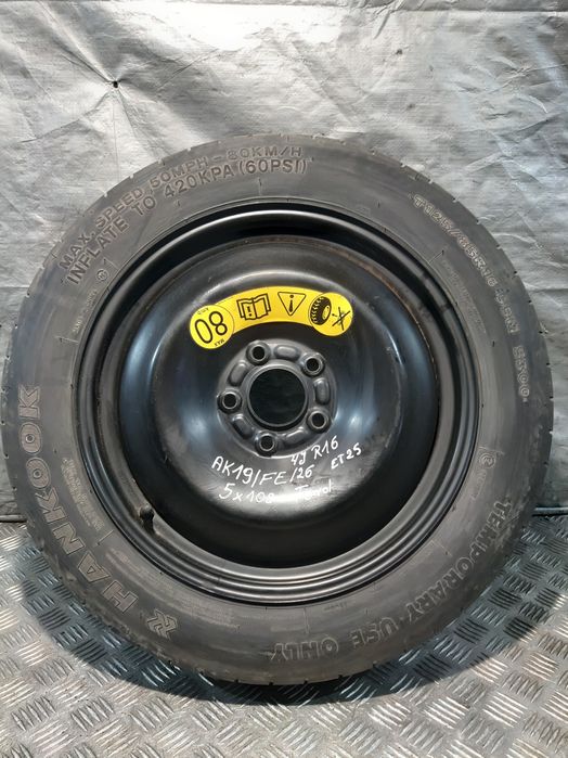 Koło Dojazdowe Zapasowe Ford 125/85 R16 5X108 Et25 4J