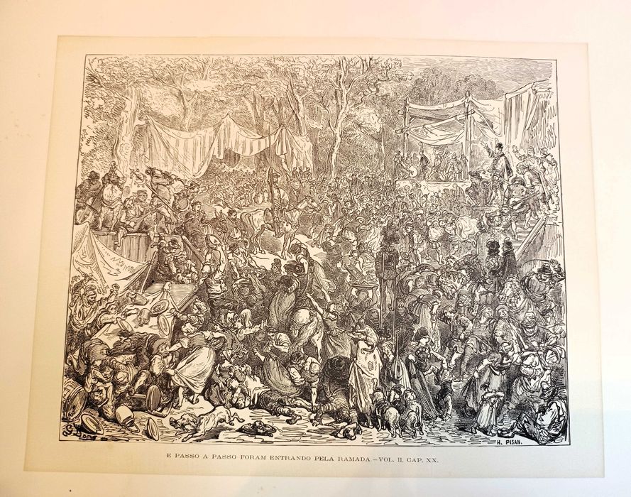 Gravuras Dom Quixote de la Mancha Gustave Doré H. Pisan 1866 15