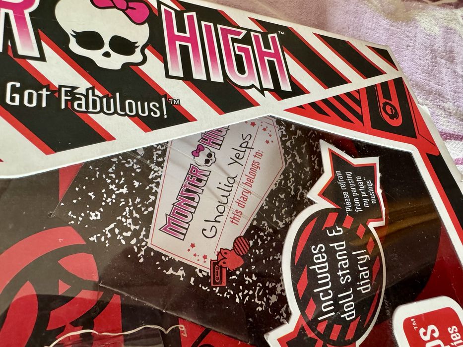 Monster high Mattel lalka Doll Ghoulia Yelps Basic wave 1 NIB