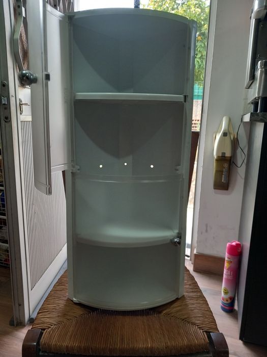 Armário de WC em PVC de canto