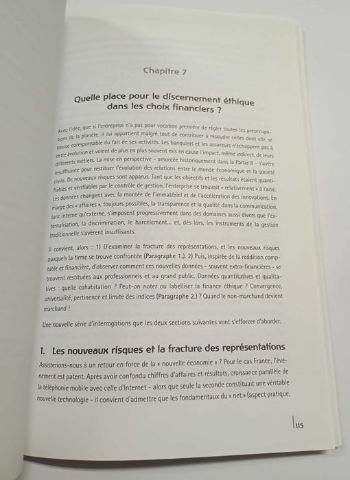 Finance Éthique, de Michel Roux