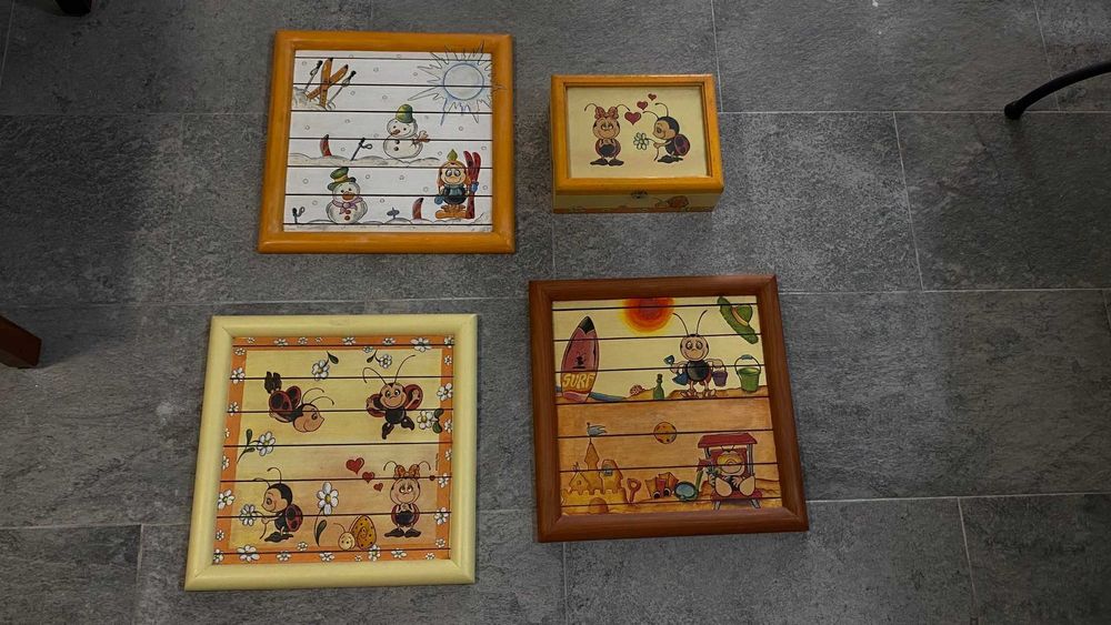 Quadros e caixa - 30€