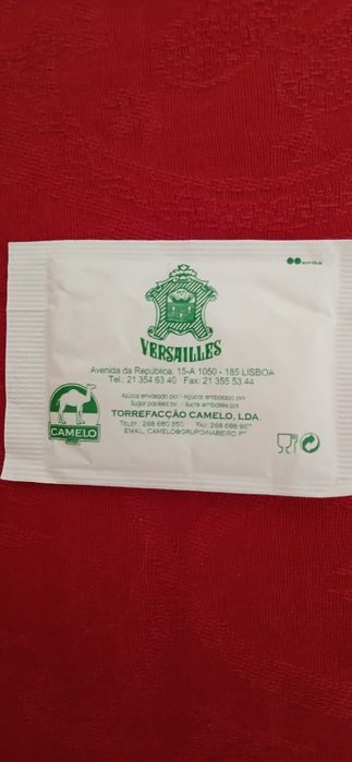 Pacote de açúcar Pastelaria Versailles