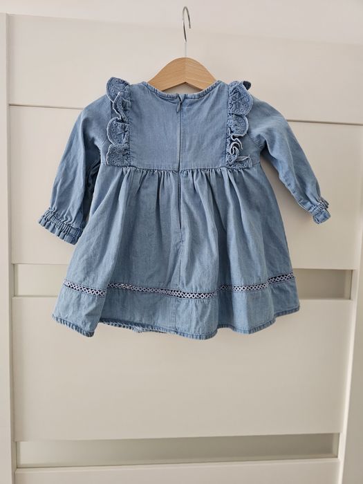 Sukienka na jesień a'la jeans rozm 62 cocodrillo