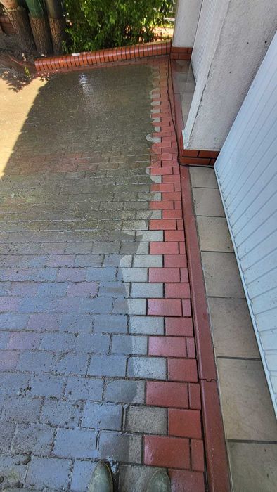 Mycie kostki brukowej, tarasów, podjazdów | 500 bar + gorąca woda