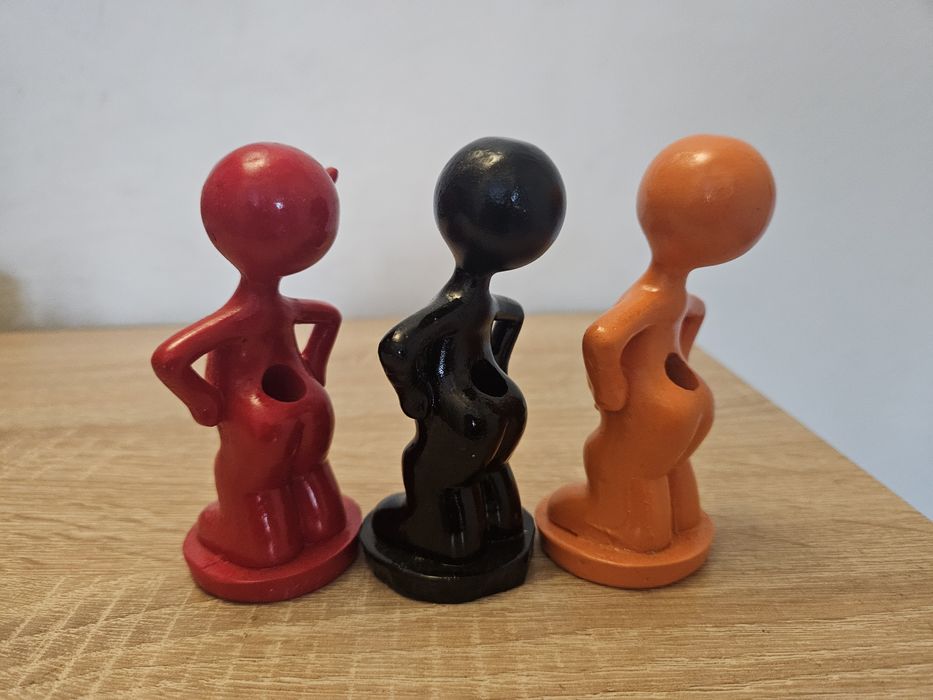 3 szt Figurka ozdobna ludziki zabawna unikalna dekoracja