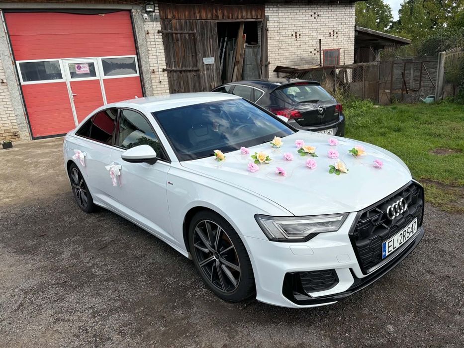 Samochód/ auto do ślubu audi a6