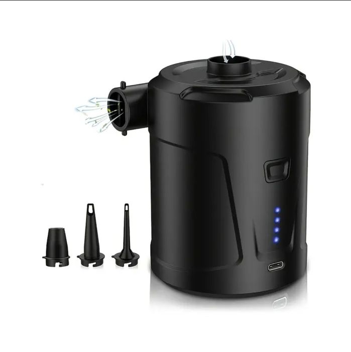 Портативний повітряний електричний насос | акумуляторний | USB Type-C