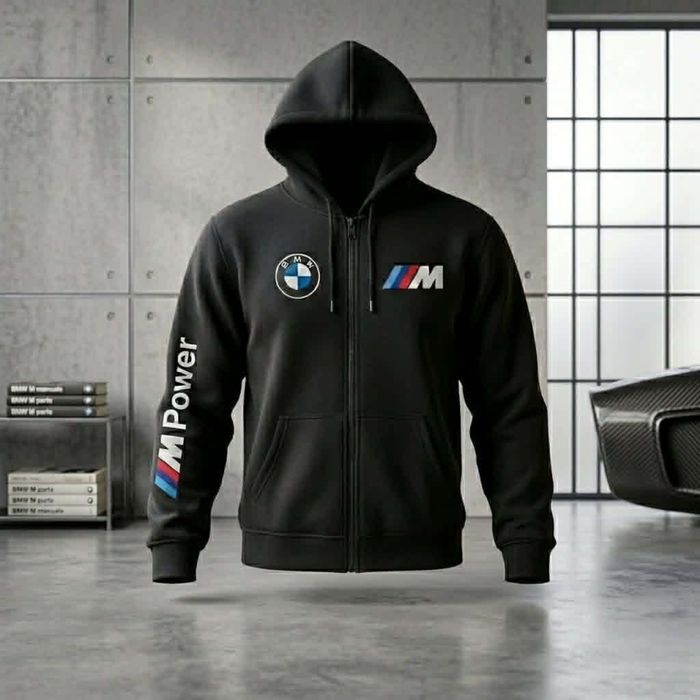 Casacos Hoodies com Fecho - BMW / Audi / Mercedes (Novo - XS ao 5XL)