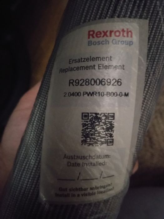 Фільтр Bosch Rexroth R928006926. Орігінал.