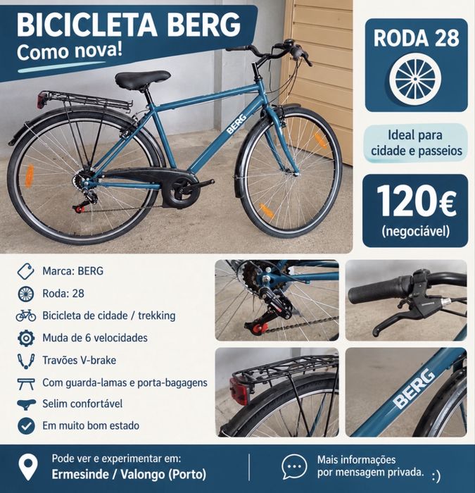bicicleta BERG roda 28