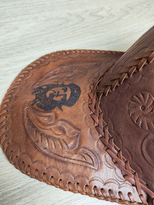 Skórzana czapka z Kuby, strój, przebranie, kostium