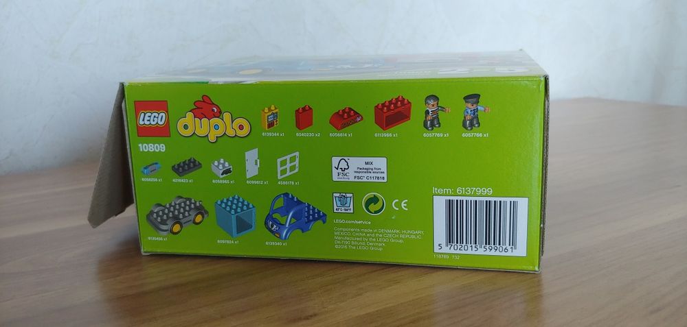 Lego Duplo 10809 patrol policyjny