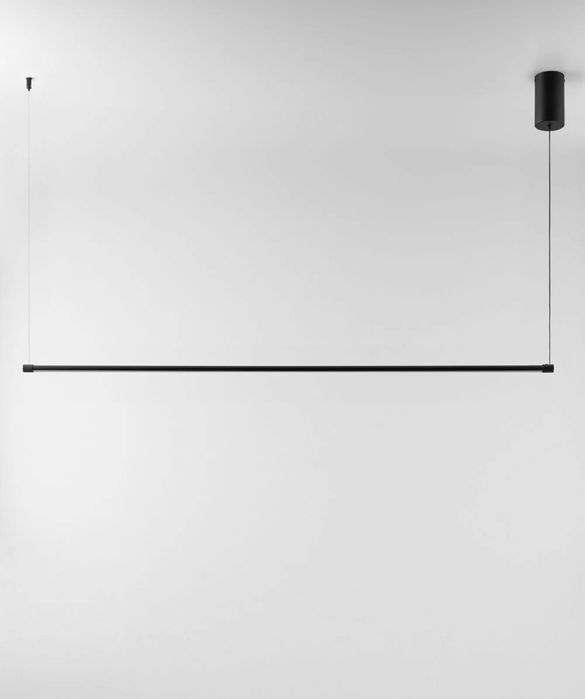 Lâmpada de teto suspensa linear LED 120 cm em metal  Sklum